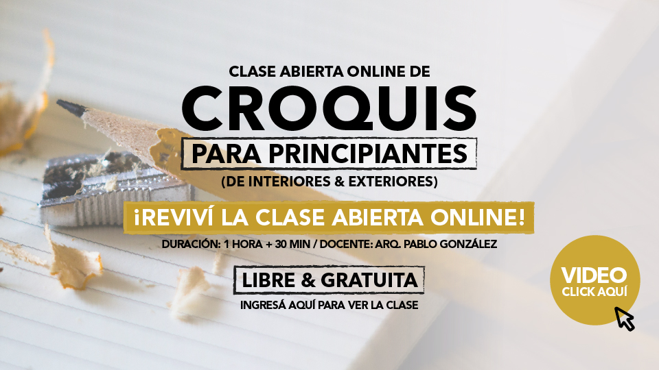 Curso Croquis de Interiores & Exteriores para Principiantes