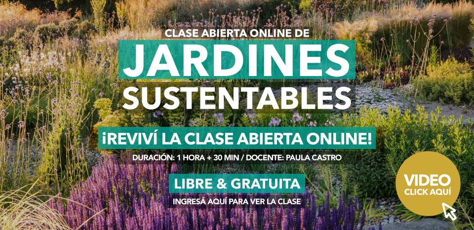 Curso Clase Gratuita Jardines Sustentables